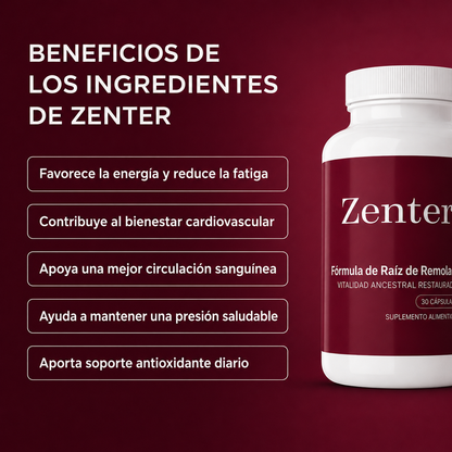 Zenter™ Remolacha Vital – Suplemento Natural 30 Cápsulas
